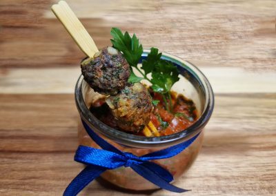 Mini verrine de bœuf rash-rash